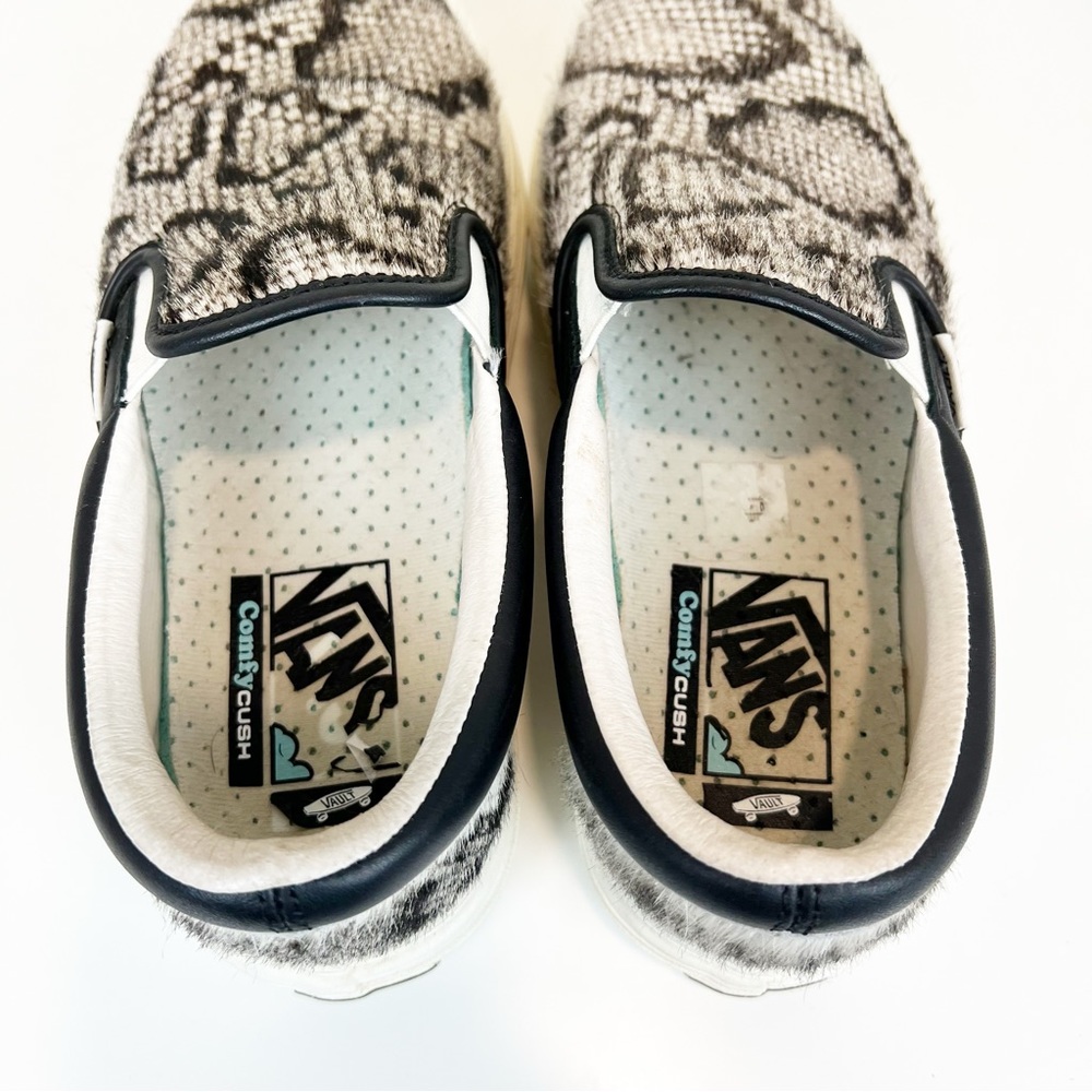 VANS Super COMFYCUSH Slip-on (Snake/Ponyhair/Marshmallow) Size 7.5 - Picture 8 of 9